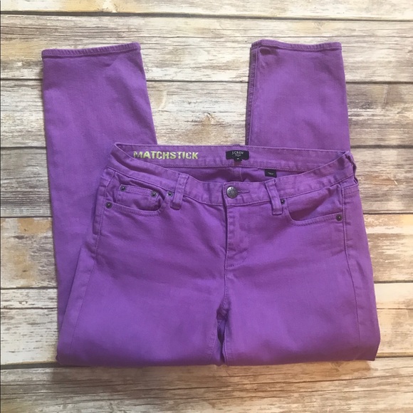 J. Crew Denim - J Crew Purple Jeans